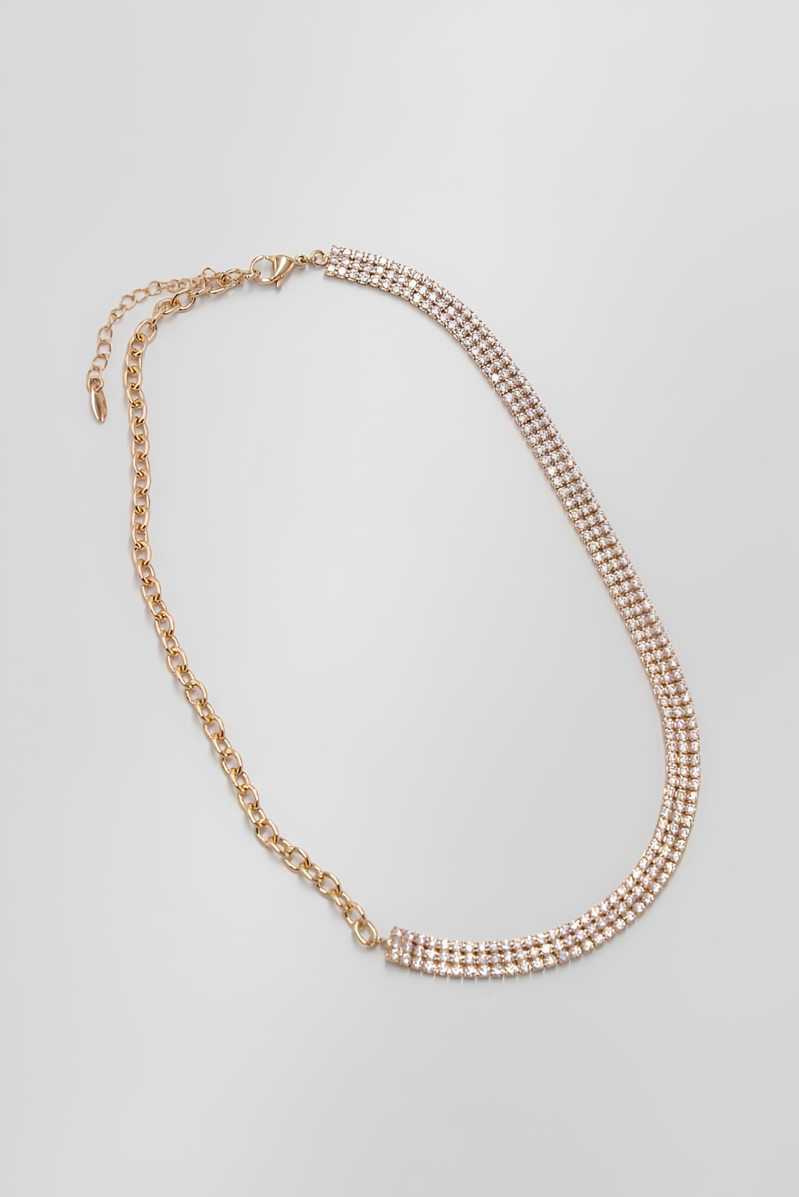 Sole Rose Gold Zirkon Kolye