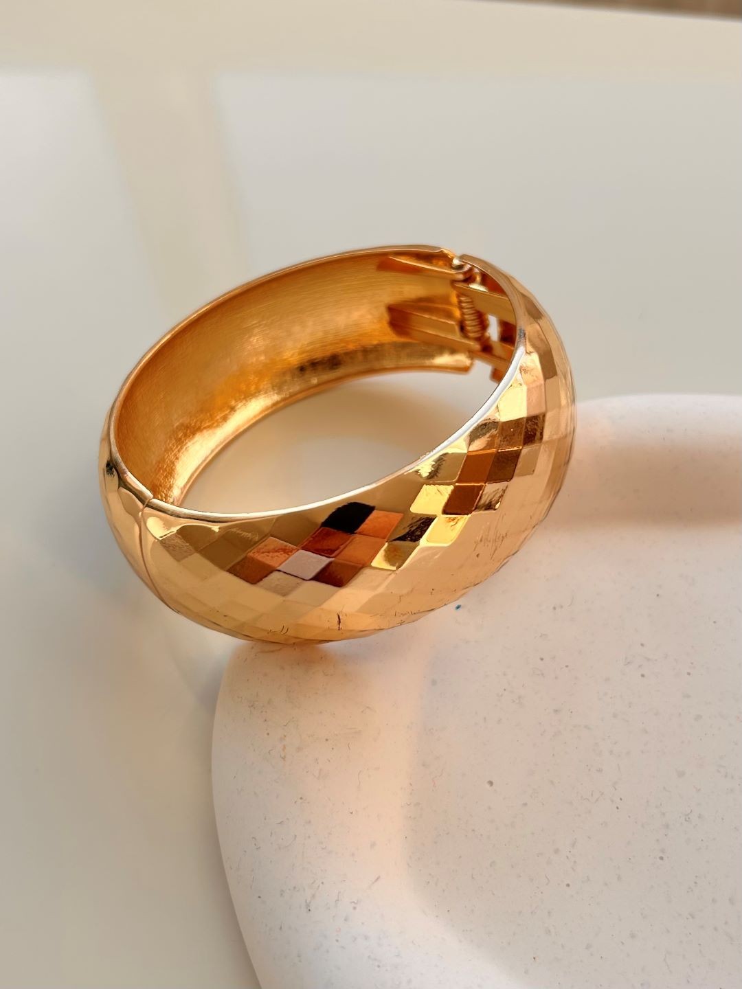 Rrethi Desenli Gold Bileklik
