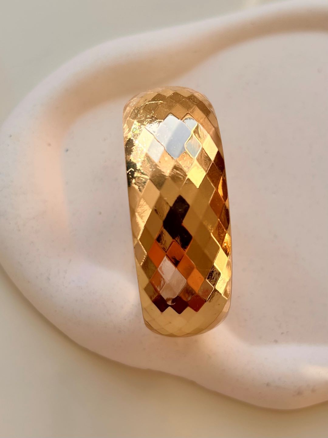 Rrethi Desenli Gold Bileklik