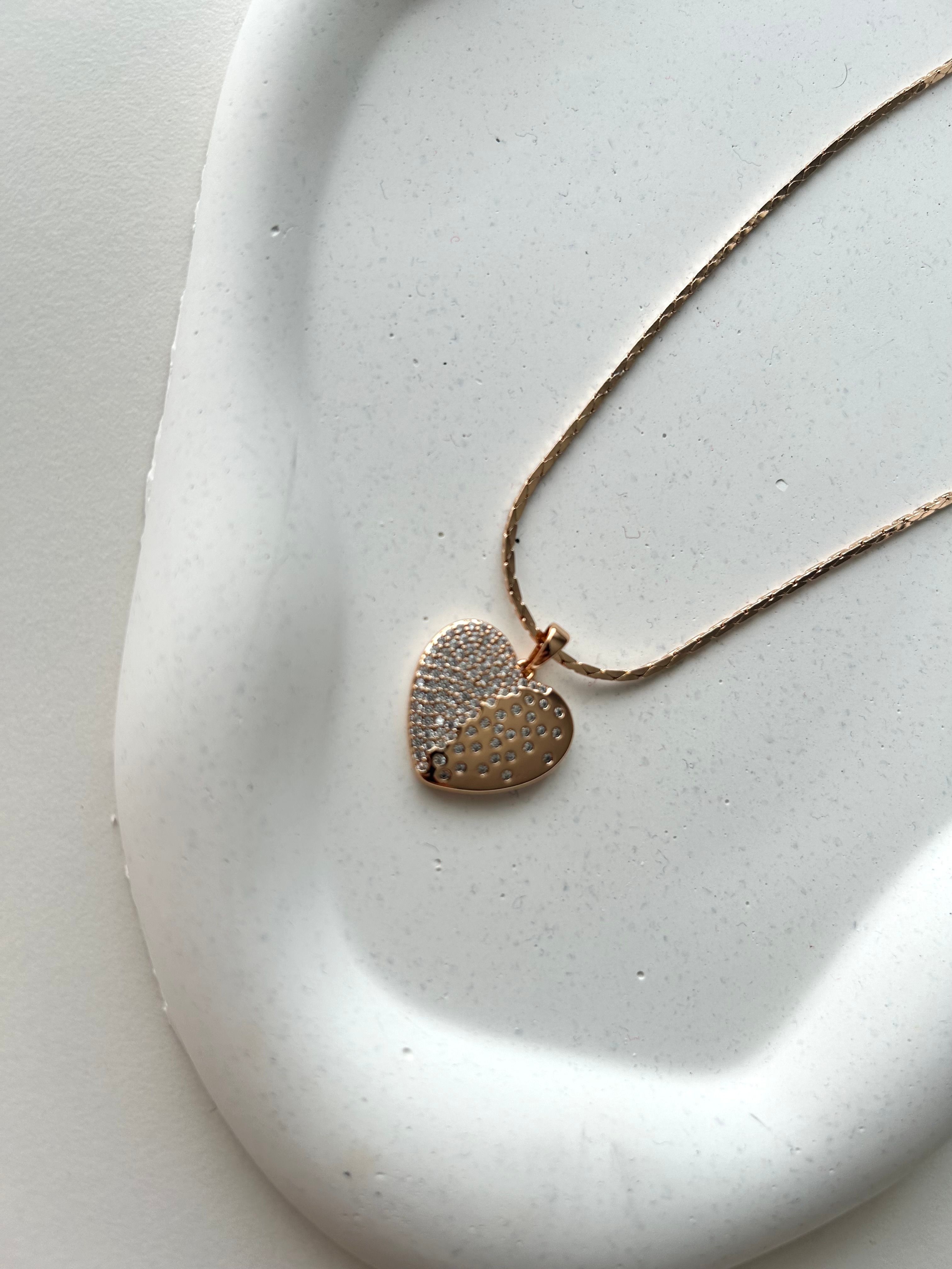 Cora Rose Gold Zirkon Kolye