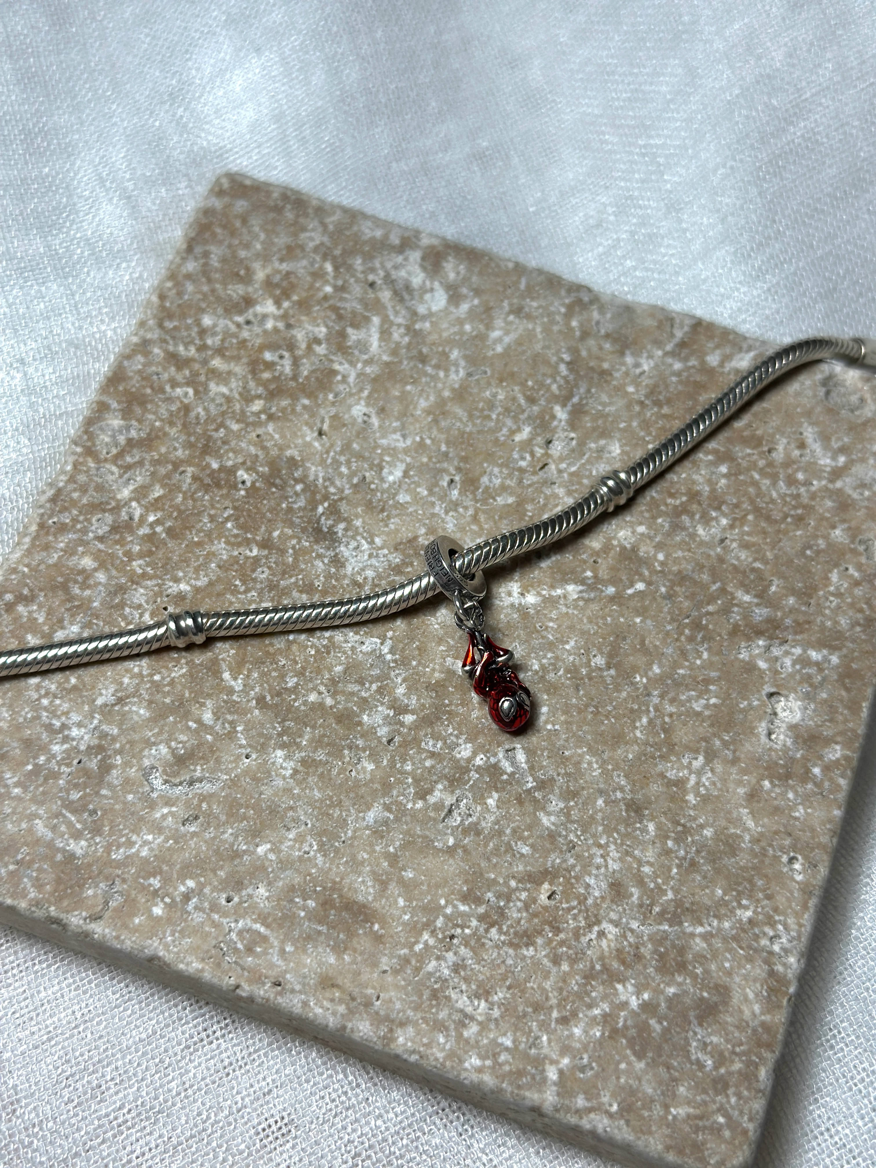 925 Ayar Gümüş Spiderman Charm