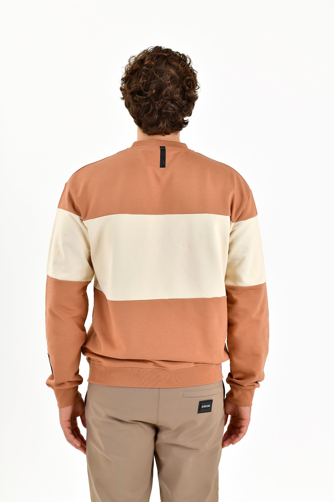 BroCode Hyper Nature Erkek Kahverengi Sweatshirt (BCS2449-41)
