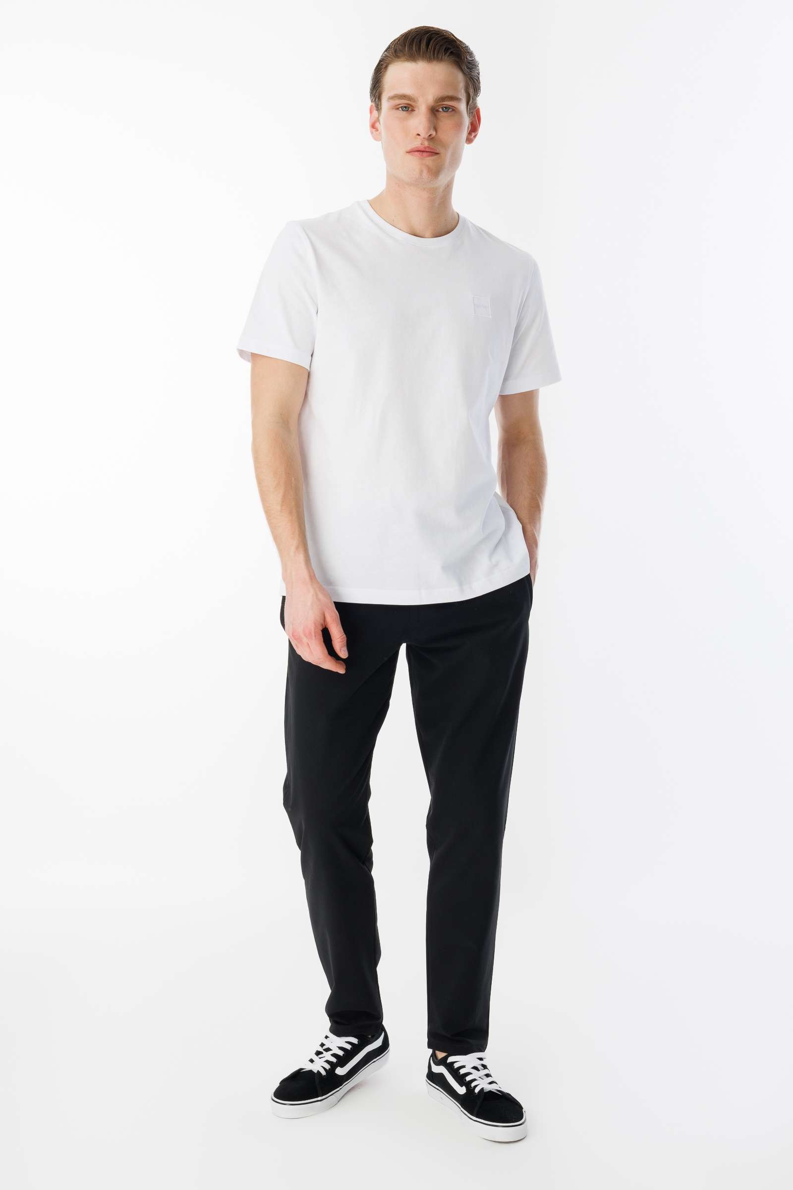 BroCode Essentials Erkek Beyaz Tişört (BCT25085-01)