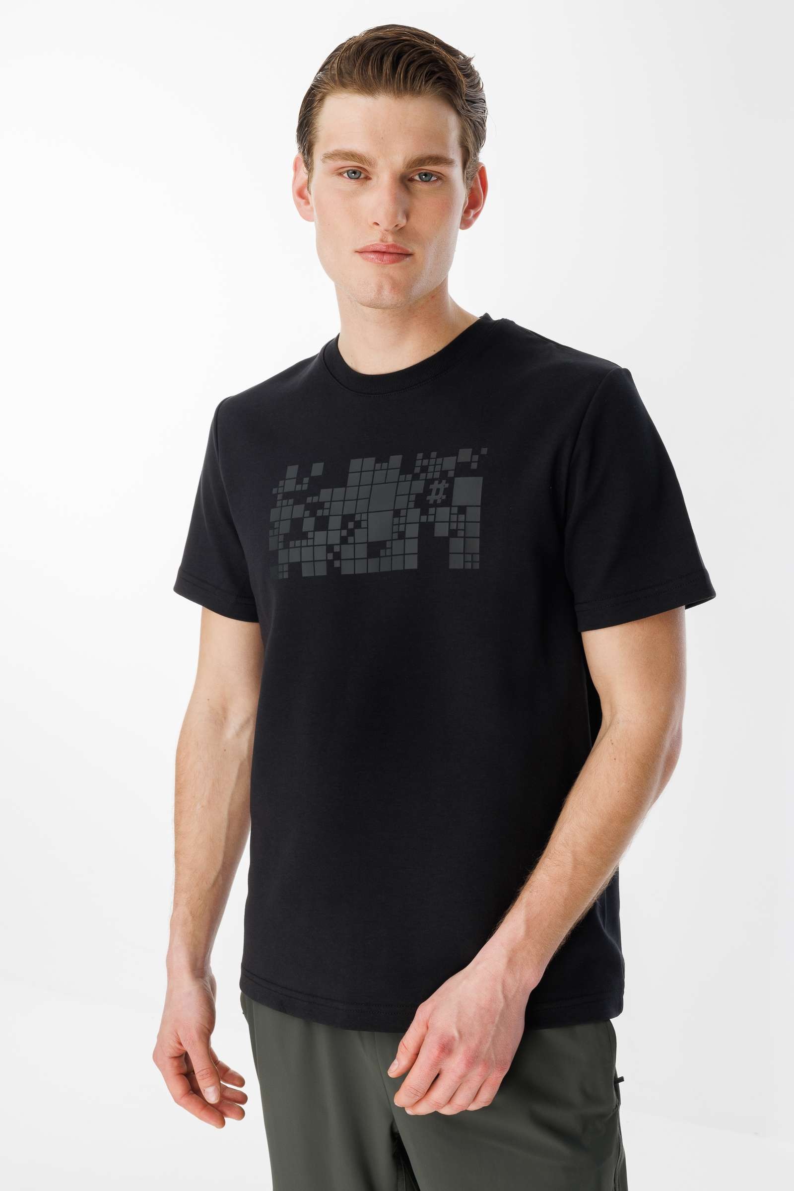 BroCode Monochrome Men's Black T-Shirt (BCT25090-02)