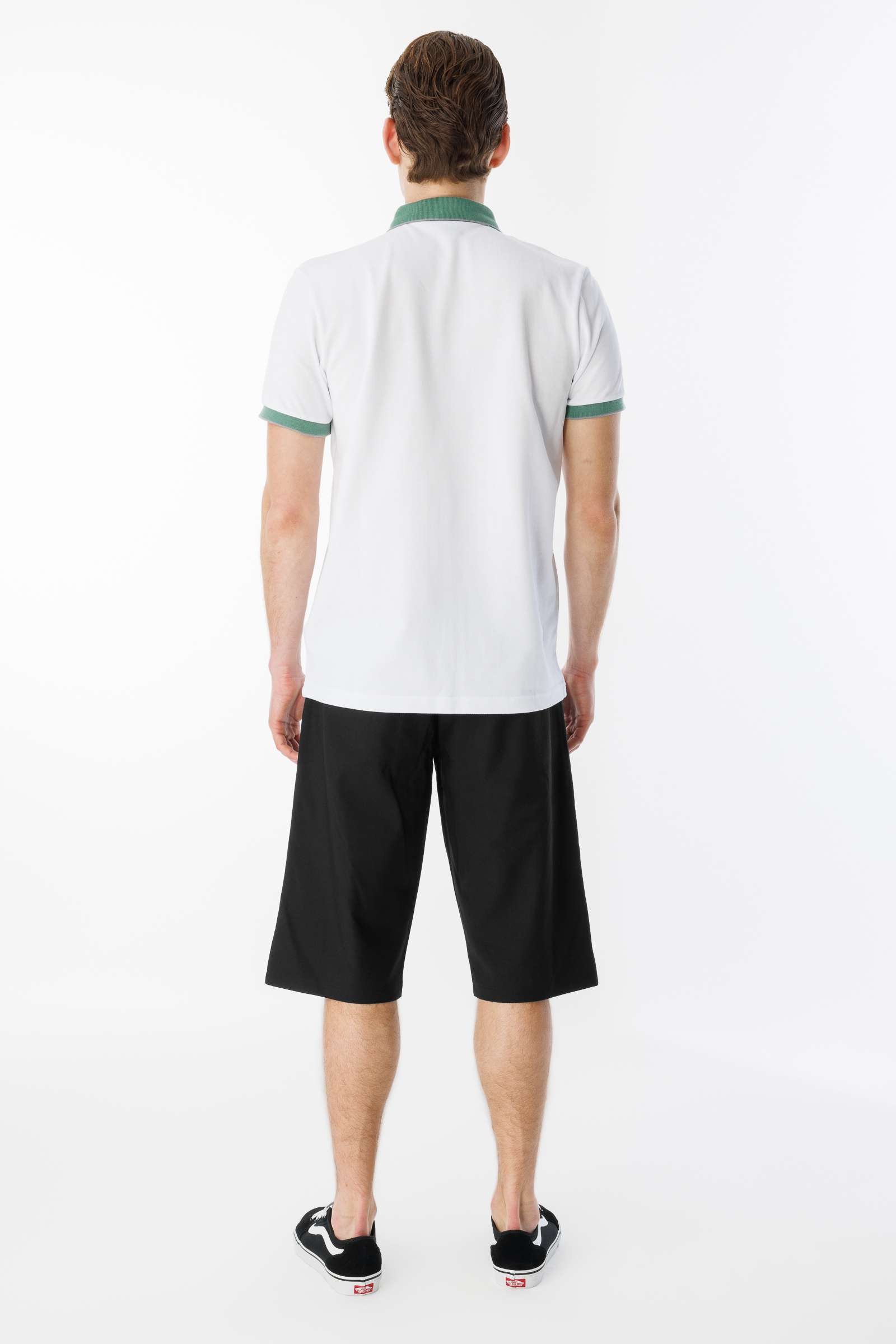 BroCode Monochrome Erkek Beyaz Polo Tişört (BCT25095-01)