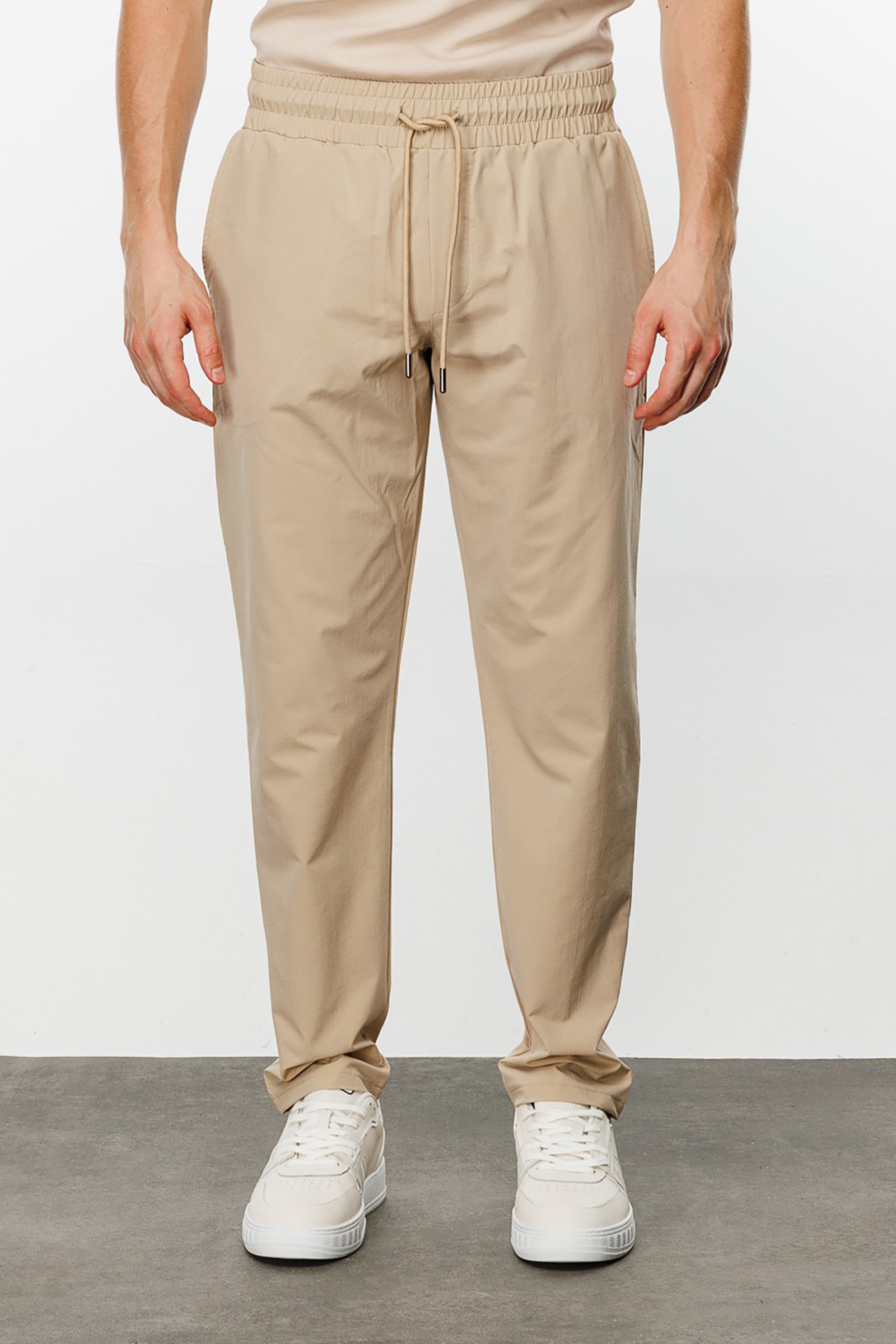 BroCode Elemental Men's Beige Trousers (BCP24023-31)