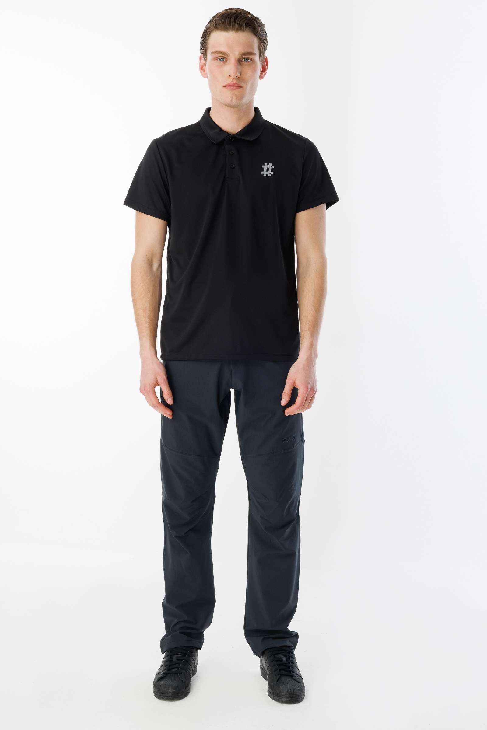 BroCode Erkek Siyah Polo Tişört (BCT25108-02)