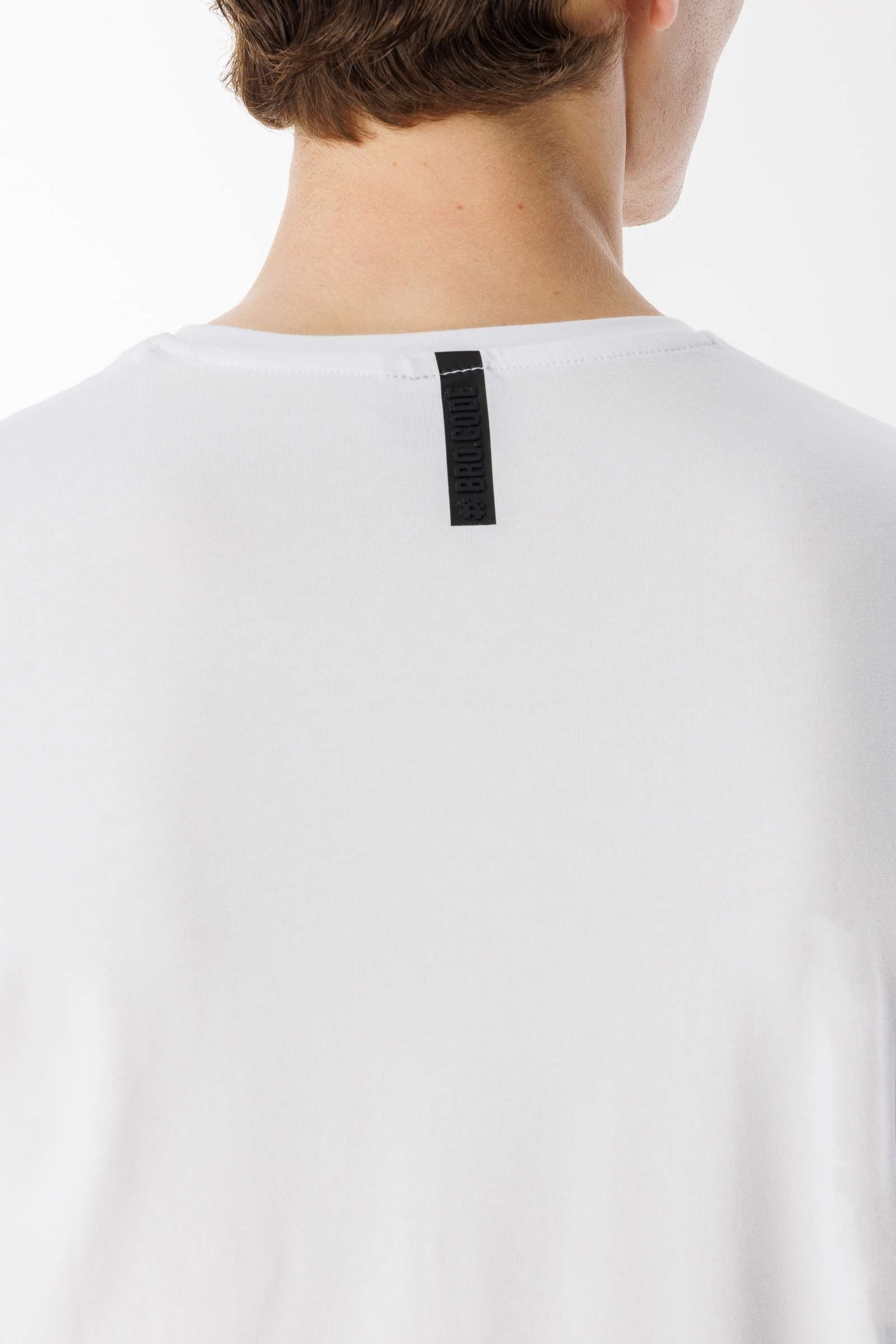 BroCode Essentials Men's White T-Shirt (BCT25084-01)