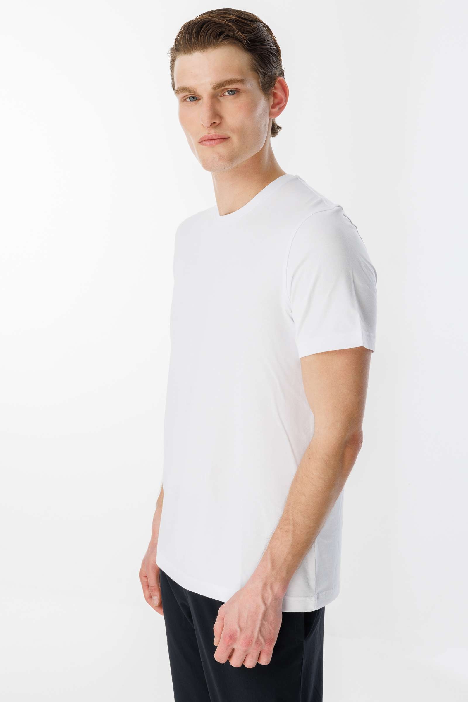 BroCode Essentials Men's White T-Shirt (BCT25084-01)
