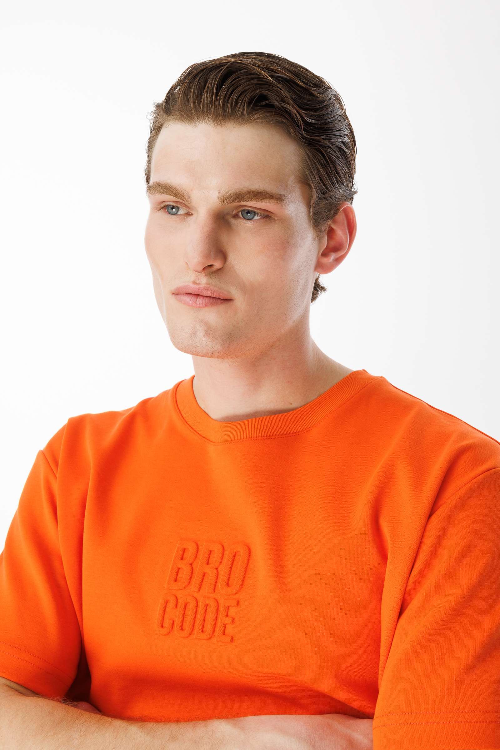 BroCode Limitless Erkek Turuncu Tişört (BCT25087-11)