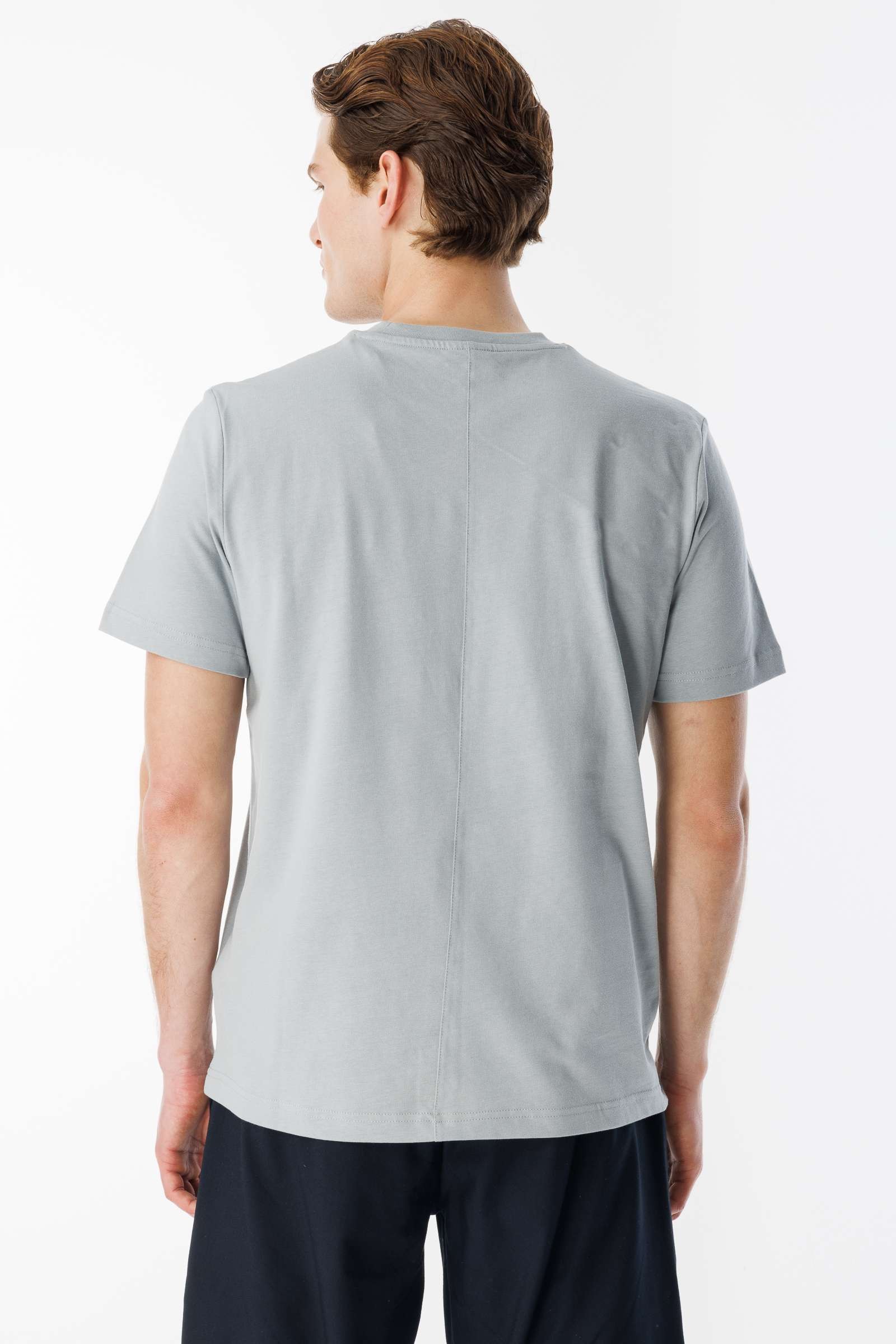 BroCode Monochrome Erkek Gri Tişört (BCT25091-03)