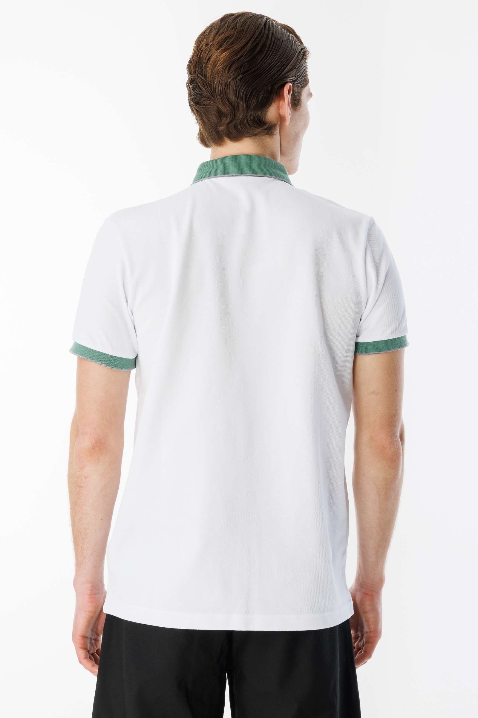 BroCode Monochrome Erkek Beyaz Polo Tişört (BCT25095-01)