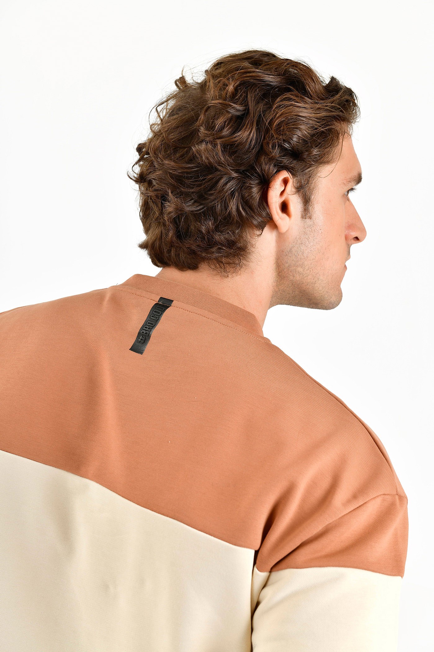 BroCode Hyper Nature Erkek Kahverengi Sweatshirt (BCS2449-41)