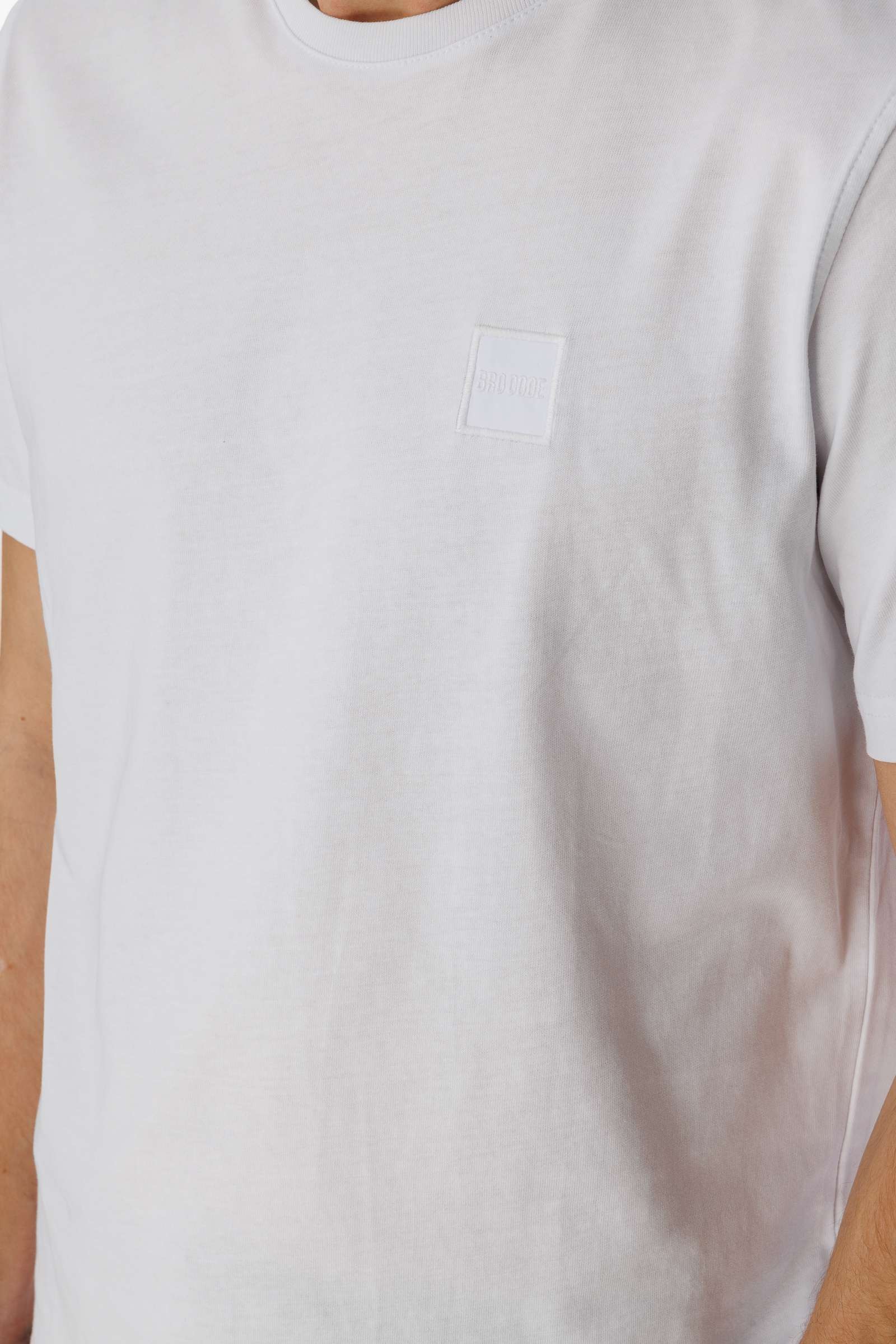 BroCode Essentials Erkek Beyaz Tişört (BCT25085-01)