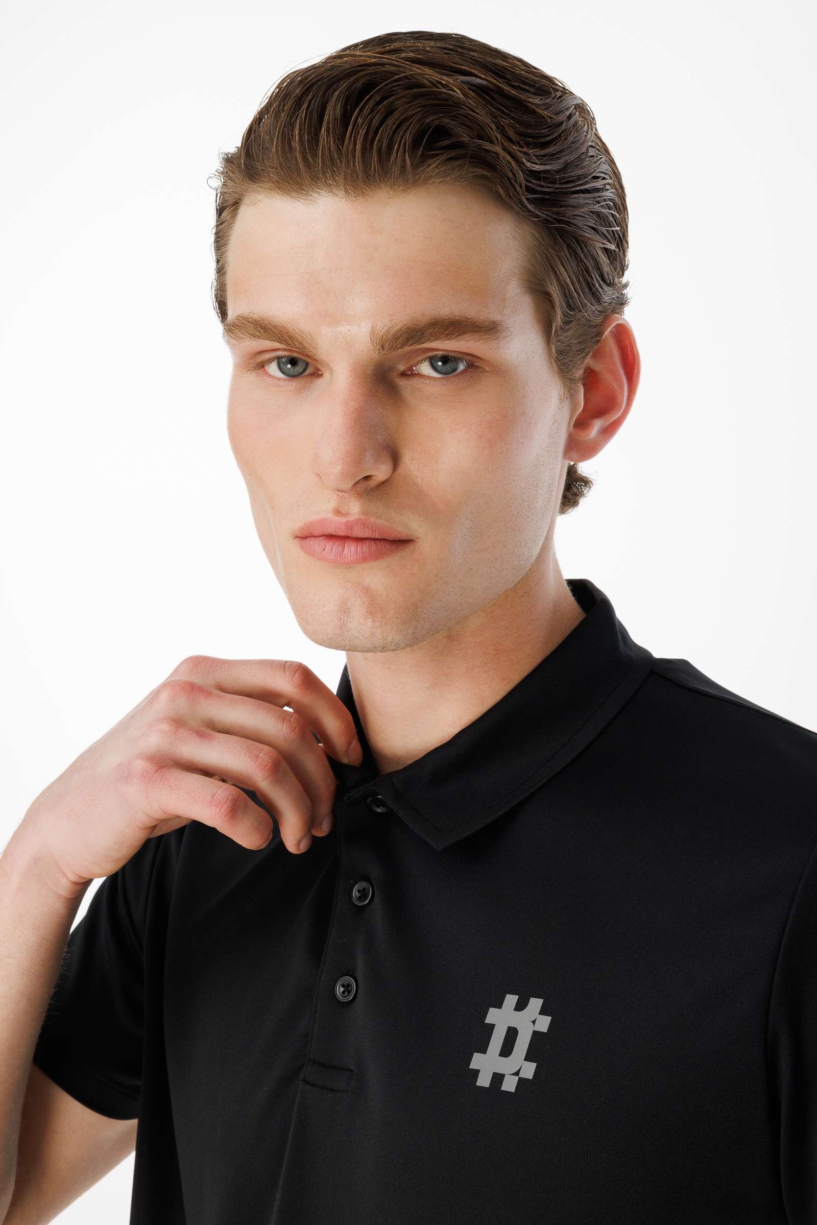 BroCode Erkek Siyah Polo Tişört (BCT25108-02)