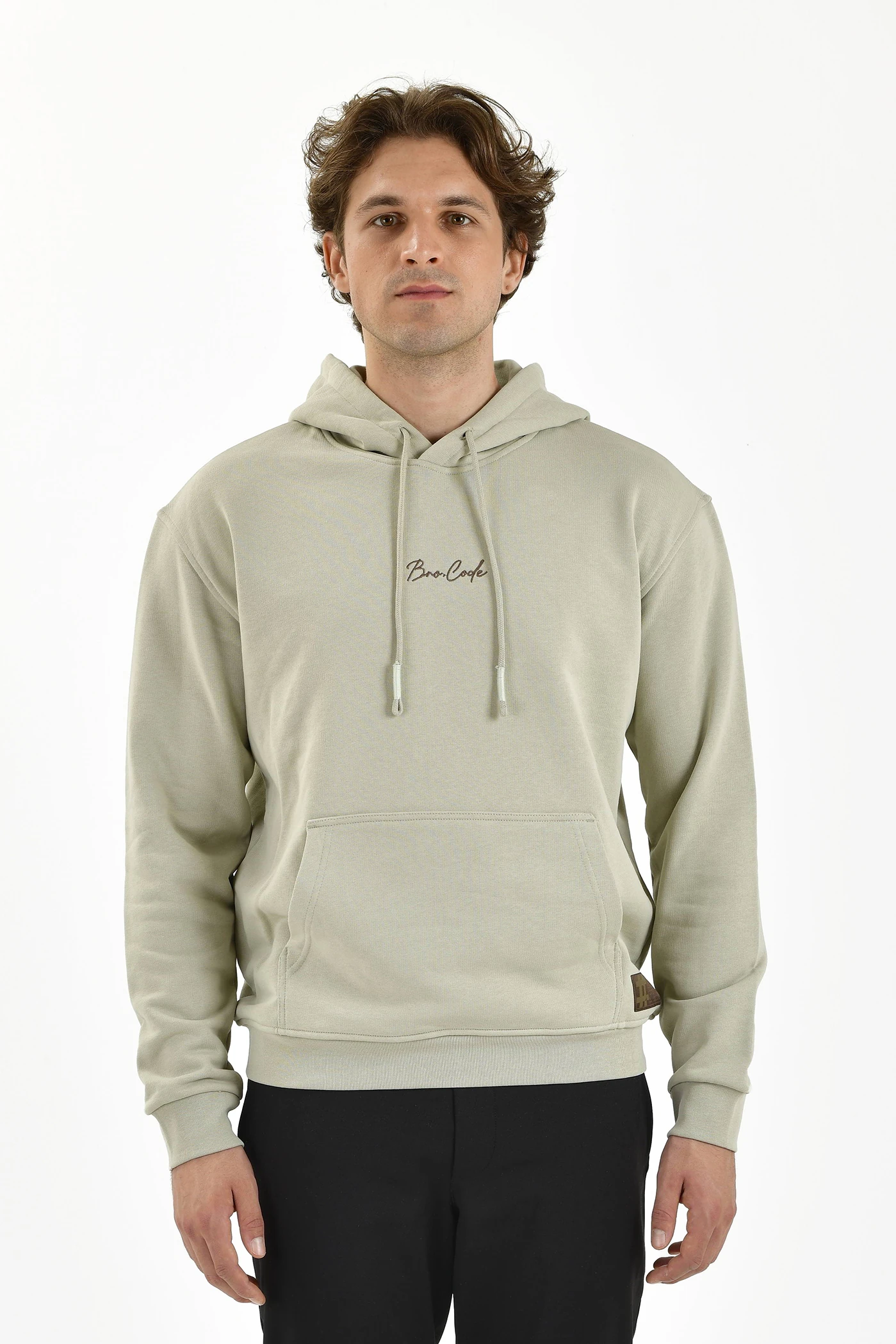 BroCode Hyper Nature Erkek Gri Sweatshirt (BCS2446-31)