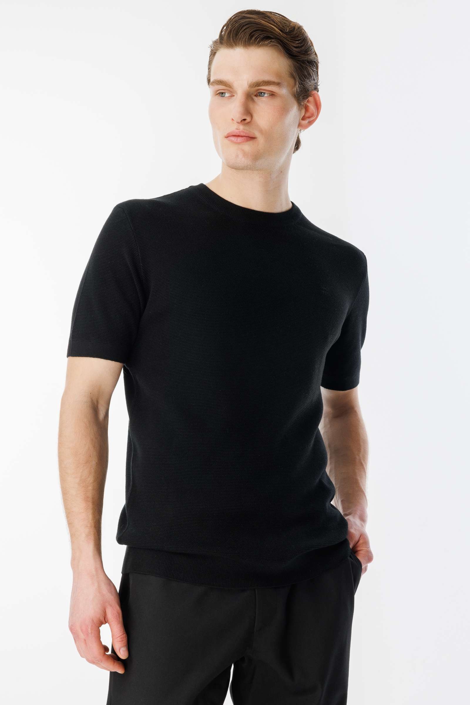 BroCode Monochrome Men's Black T-Shirt (BCT25079-02)