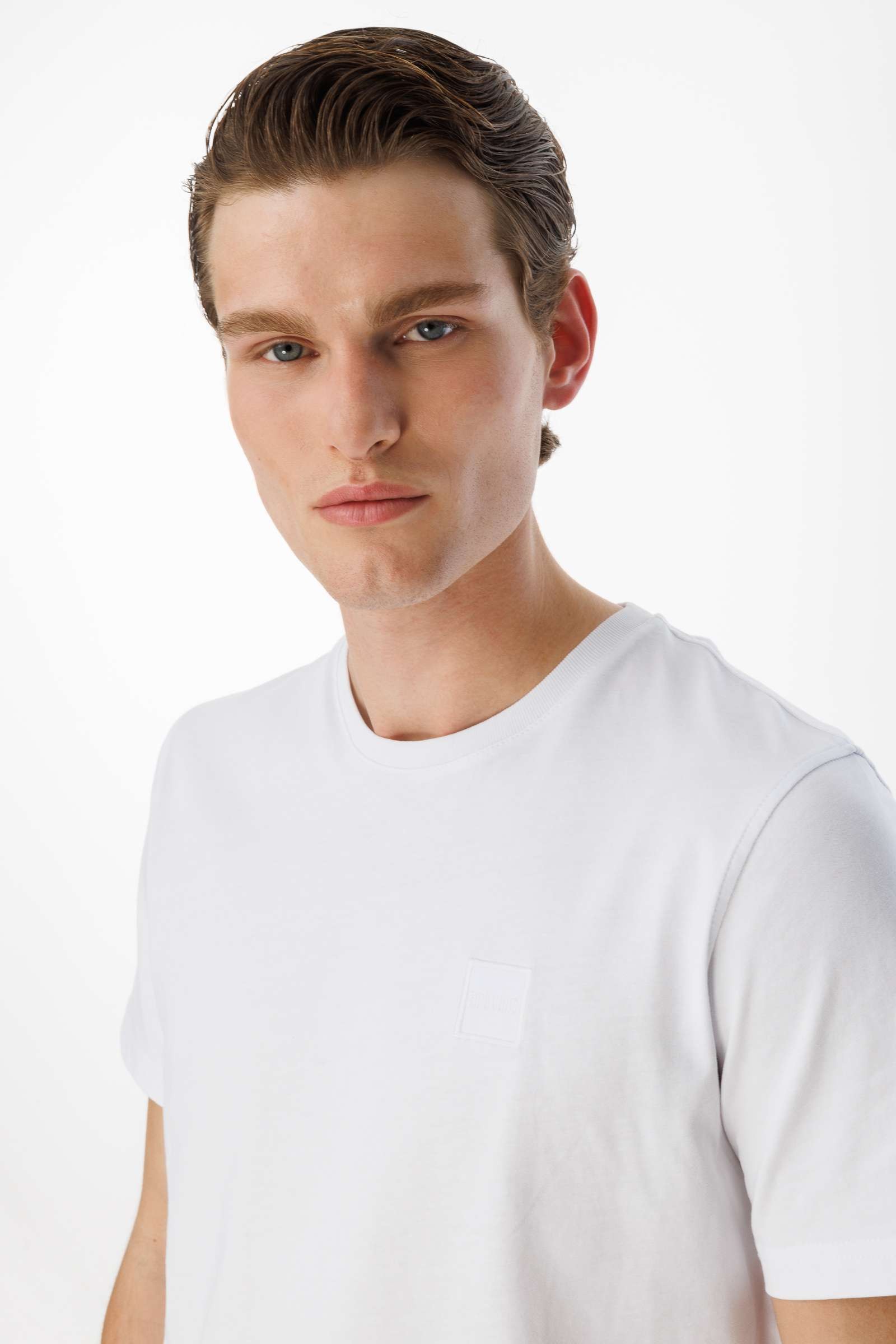 BroCode Essentials Erkek Beyaz Tişört (BCT25085-01)