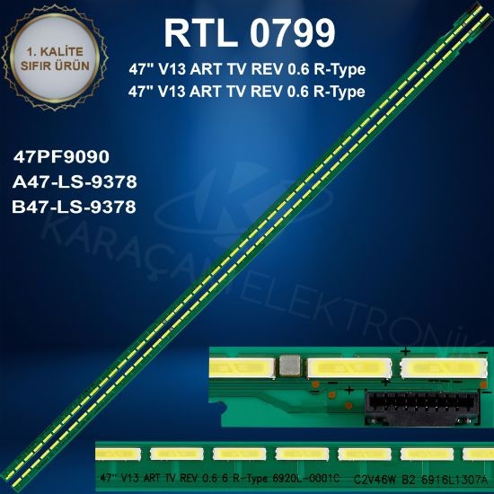 VESTEL 47PF9090 LED BAR , ARÇELİK A47-LS-9378 LED BAR , BEKO B47-LS-9378 LED BAR