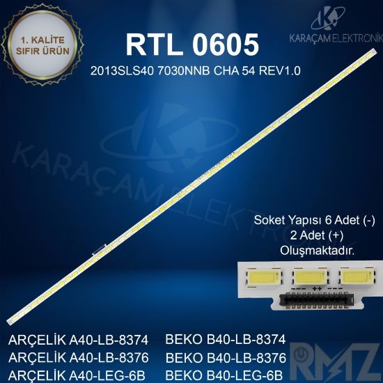 ARÇELİK A40-LB-8374 LED BAR , ARÇELİK A40-LB-8376 LED BAR , ARÇELİK A40-LEG-6B LED BAR , BEKO B40-LB-8374 LED BAR , BEKO B40-LB-8376 , BEKO B40-LEG-6B