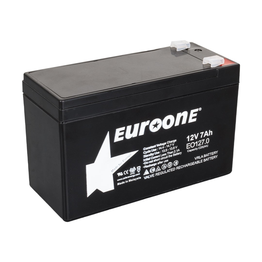 EUROONE EO127.0 12 VOLT - 7 AMPER AKÜ