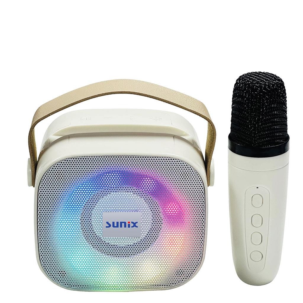 Sunix BTS-76 Kablosuz Mikrofonlu Karaoke Mini Sepeaker