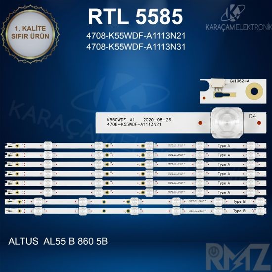 ALTUS AL55D860 LED BAR , DİJUTSU 55DS8800 LED BAR