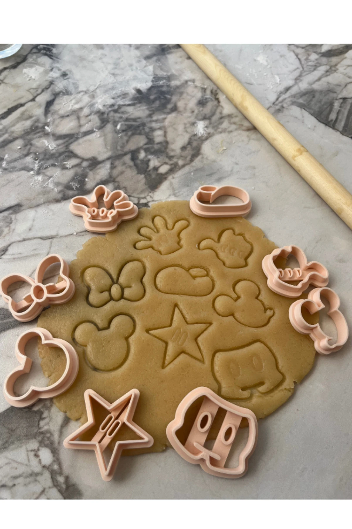 Disney Mickey Mouse bisküvi kalıp  Kurabiye kalıbı 8 parça Set