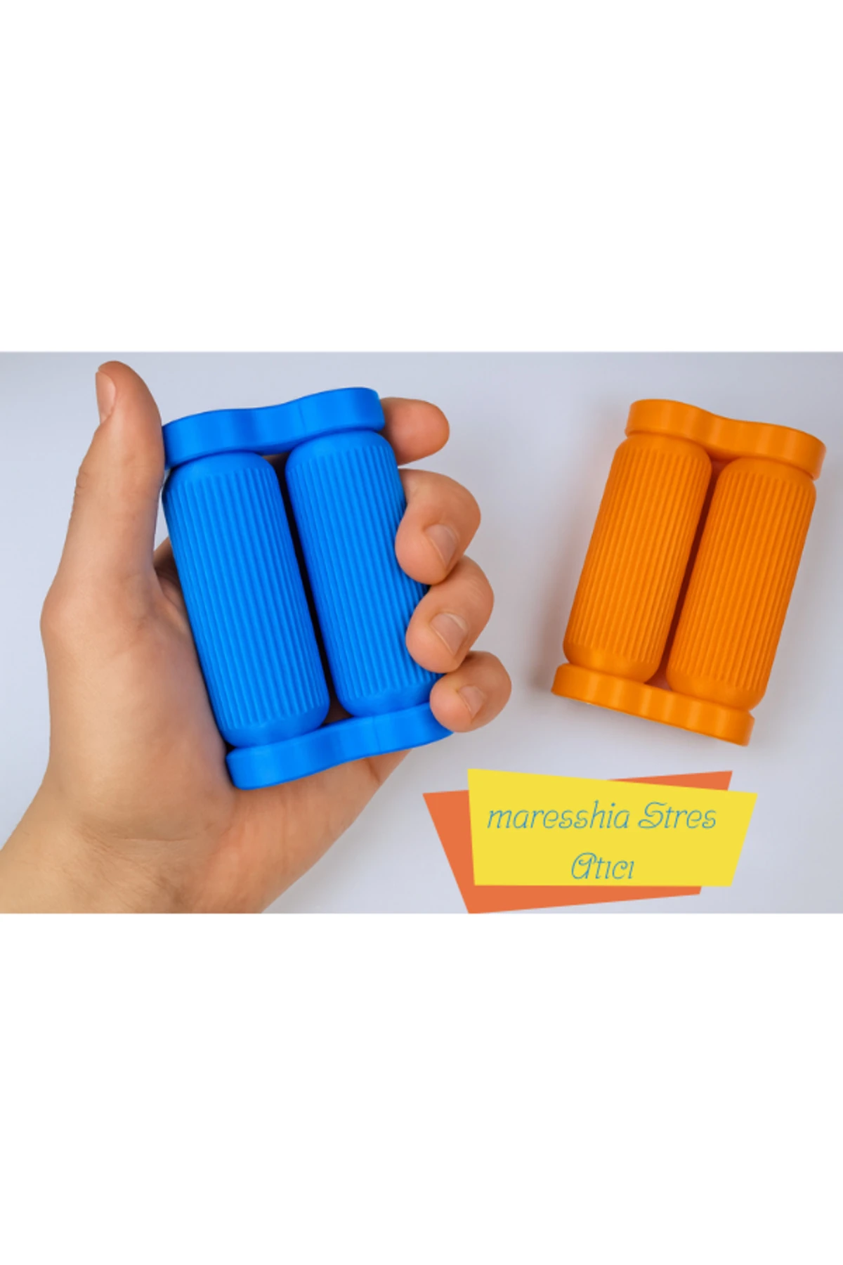 El Ve Parmak Egzersiz Güçlendirici Kuvvetlendirme Aleti Stres Atıcı