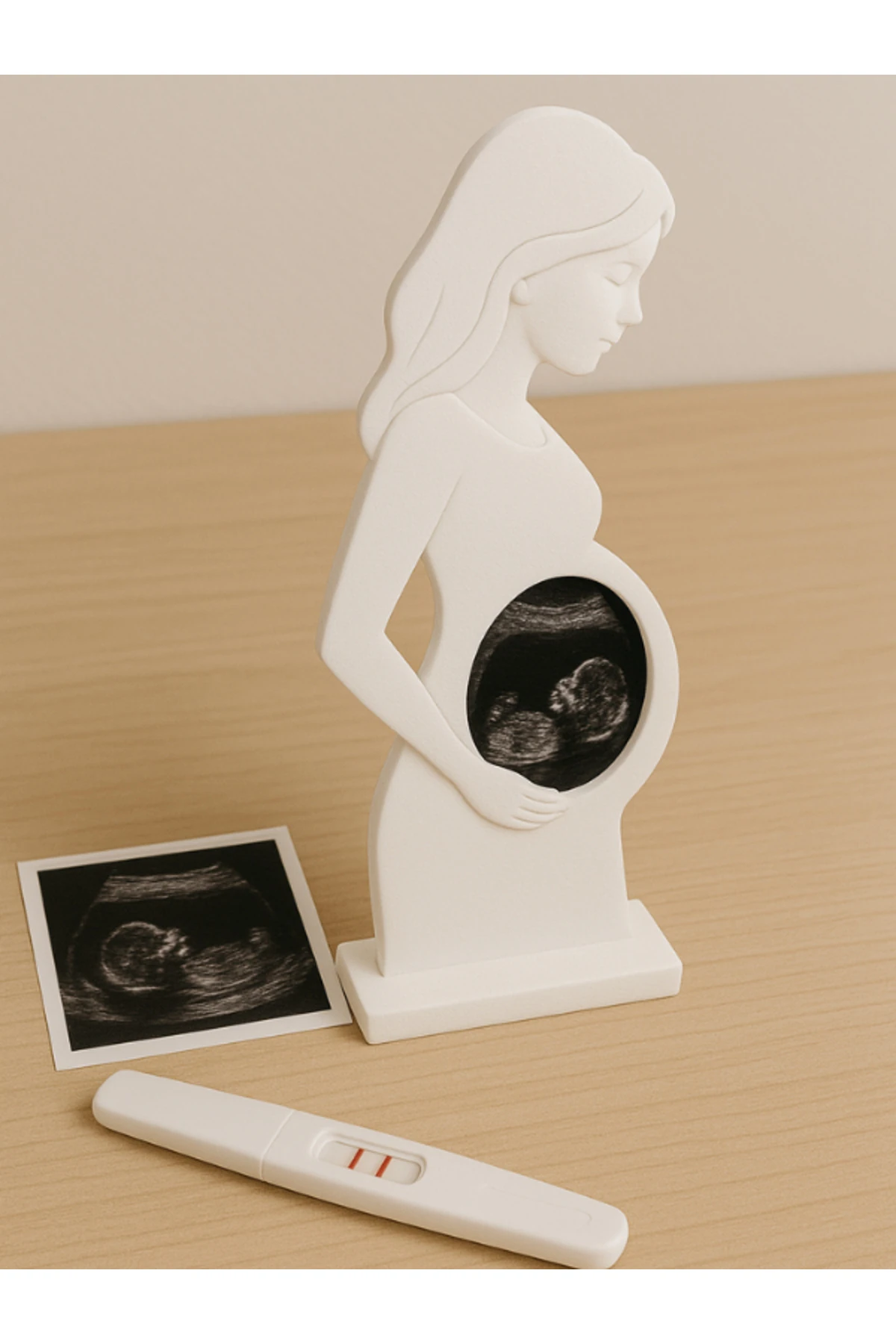 Hamile Kadın Ultrason Tasarımlı Dekoratif Obje