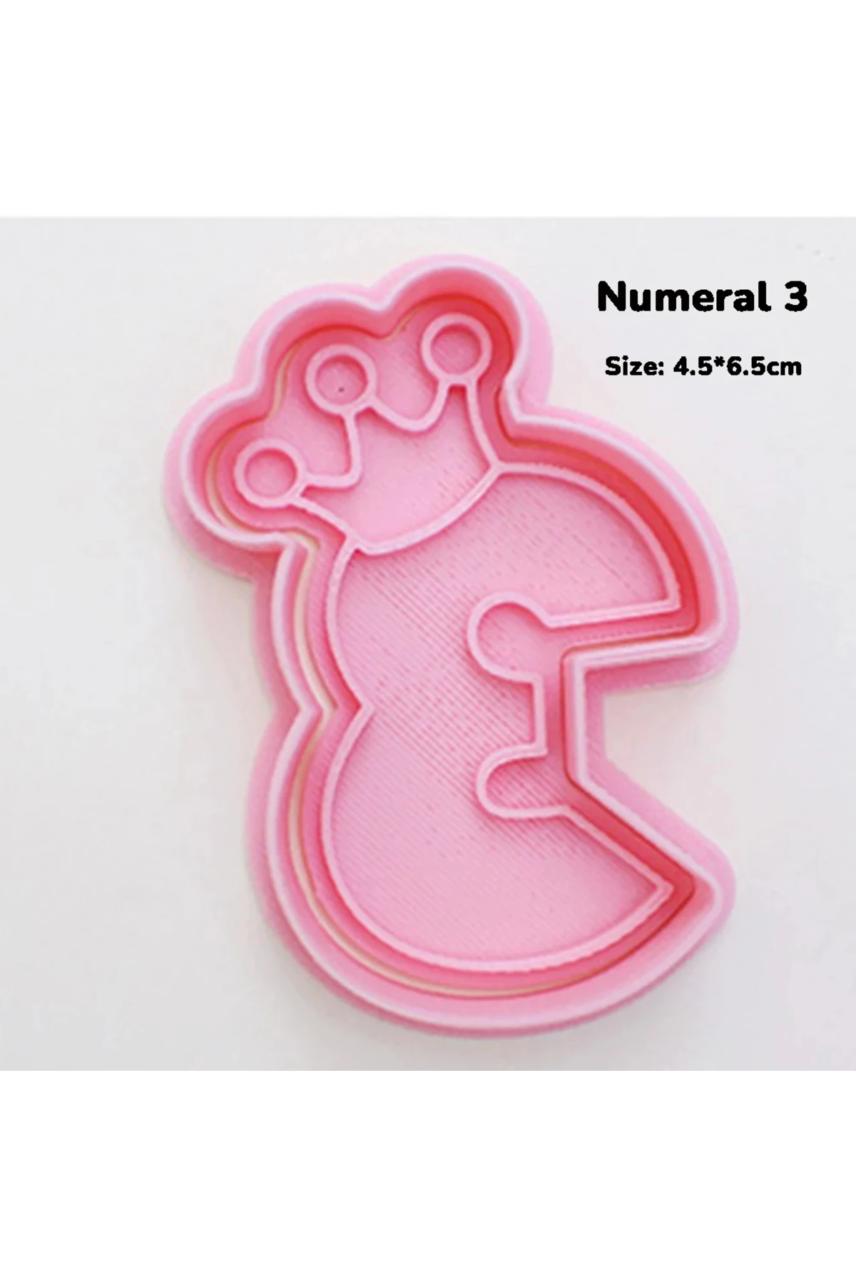 Doğum Günü Taç Numaraları Kurabiye Kalıbı