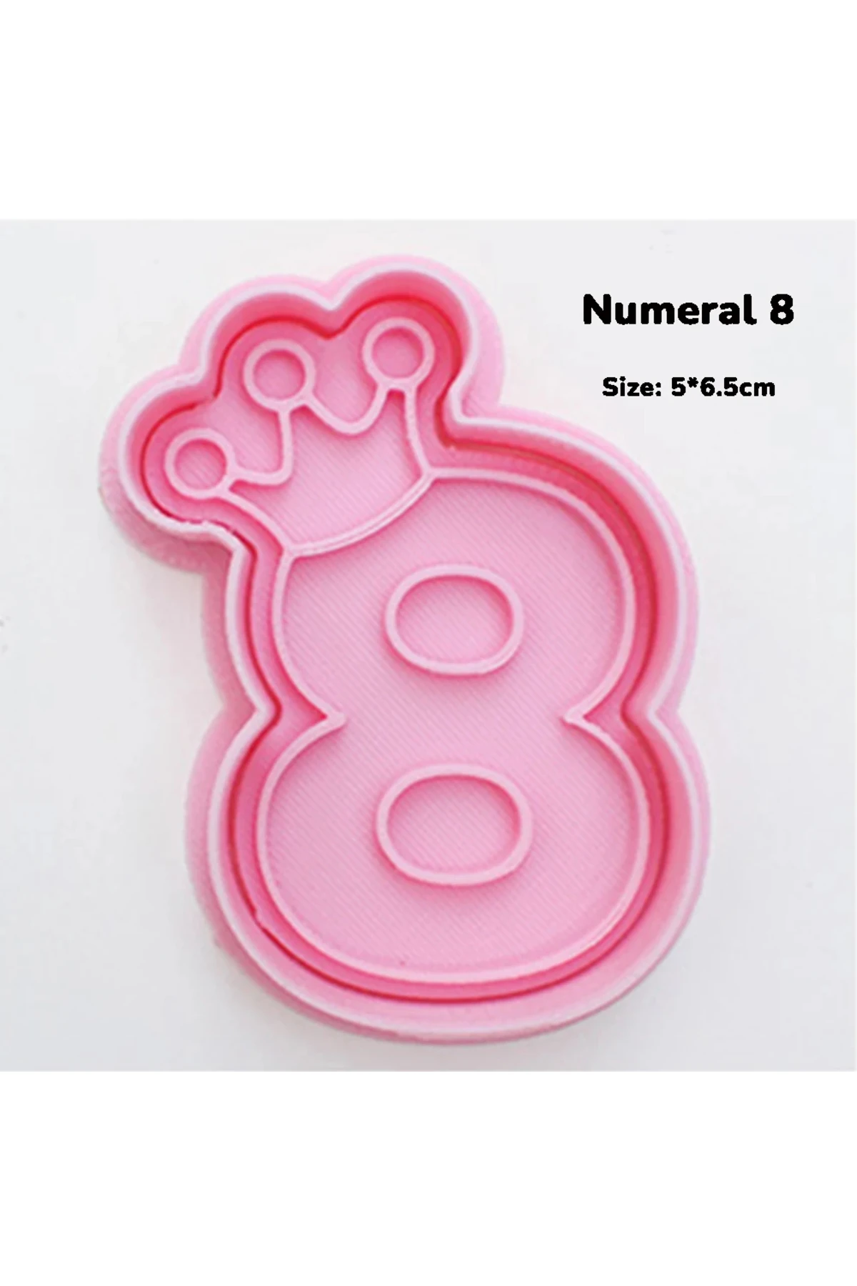 Doğum Günü Taç Numaraları Kurabiye Kalıbı