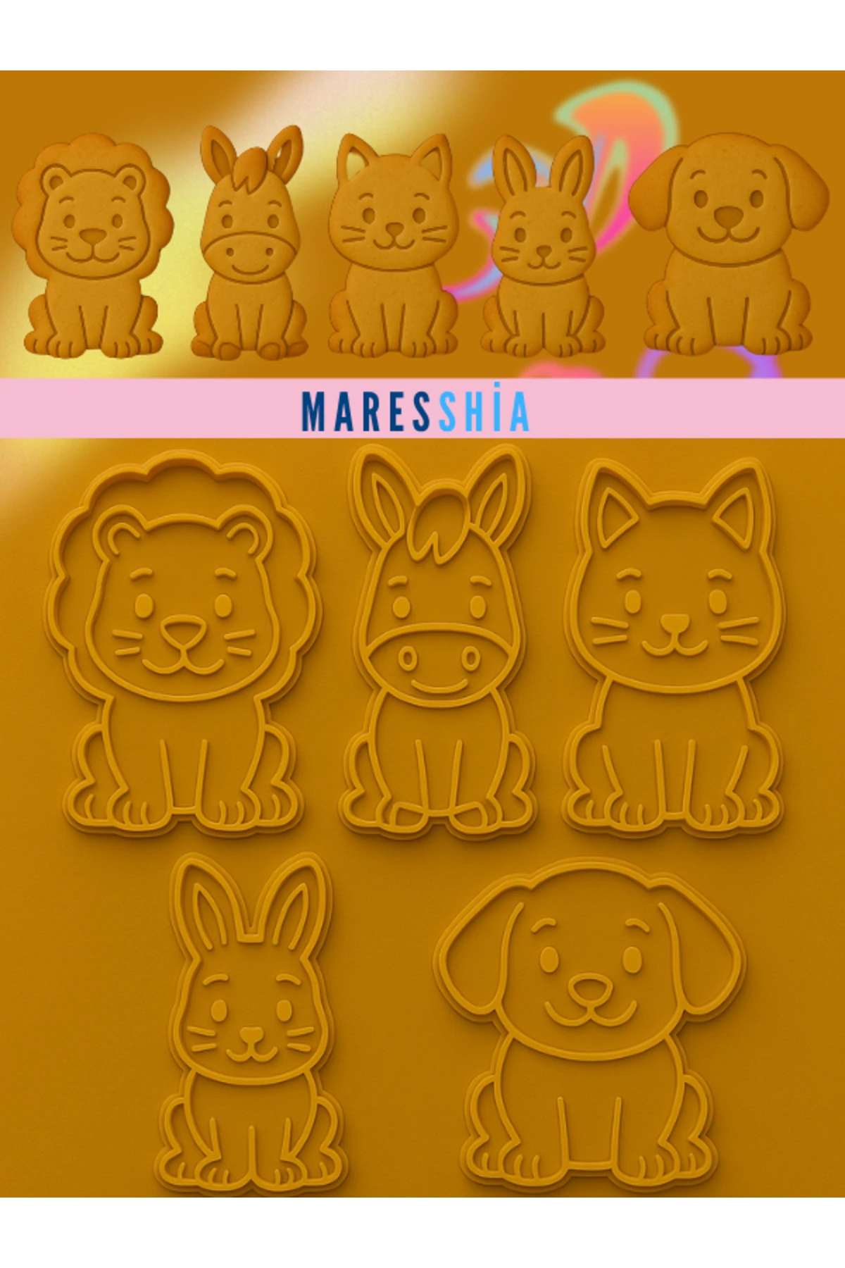 5'Li Kurabiye Kalıp Seti