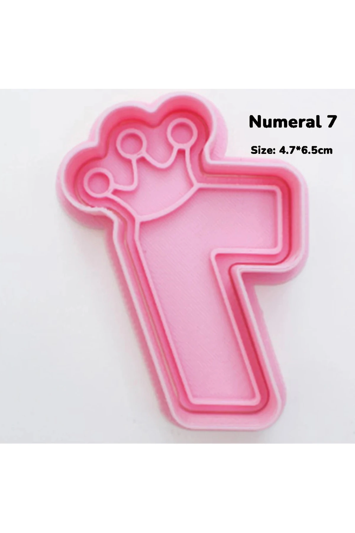 Doğum Günü Taç Numaraları Kurabiye Kalıbı