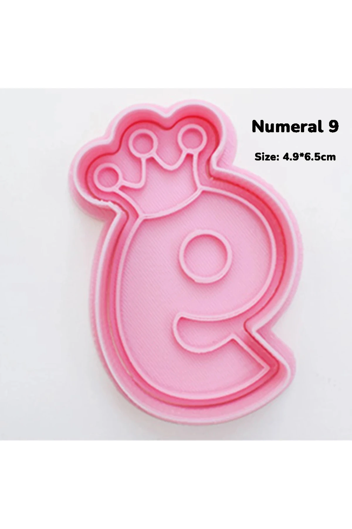 Doğum Günü Taç Numaraları Kurabiye Kalıbı