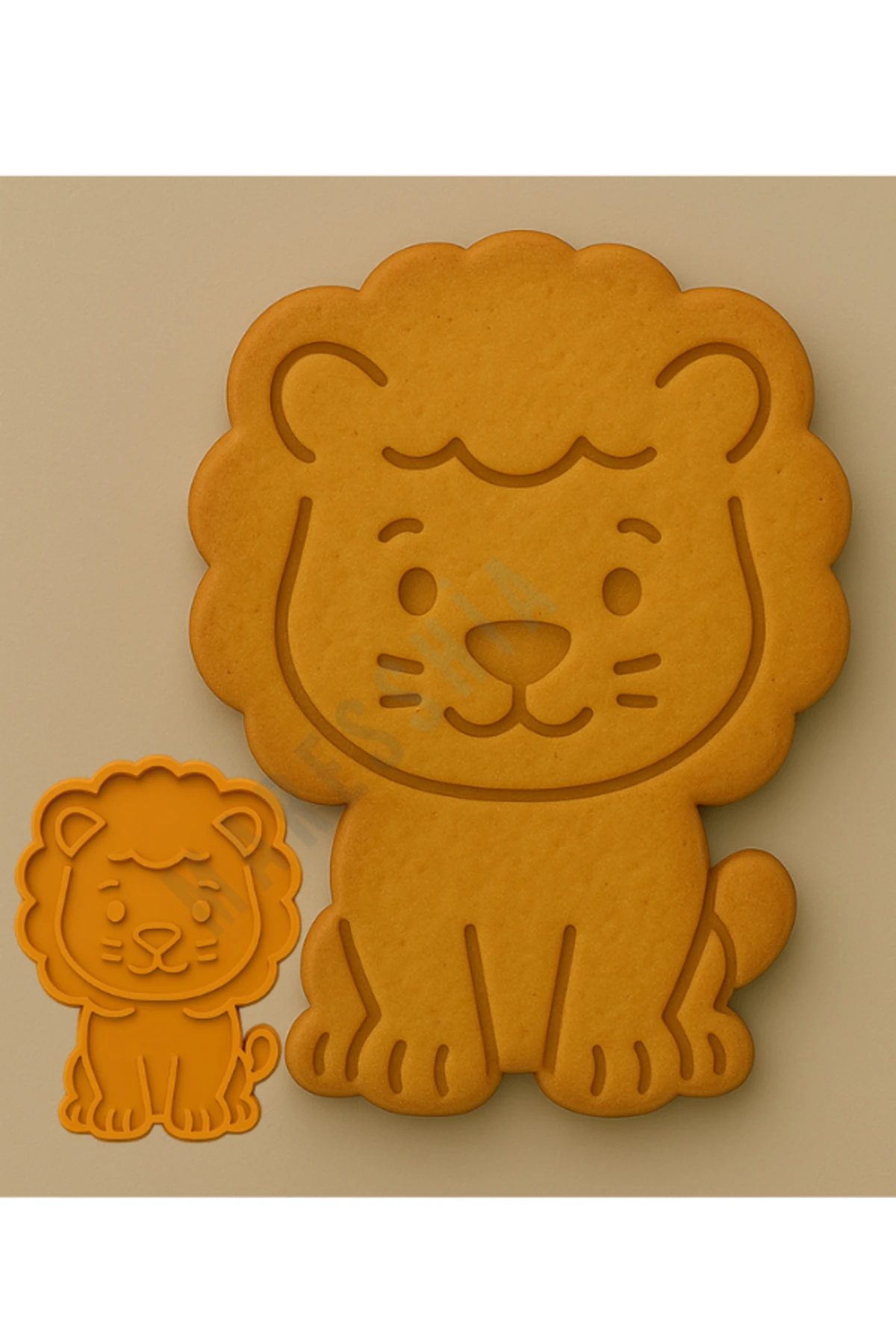 Küçük Aslan Yavru Temalı Kurabiye Kalıbı