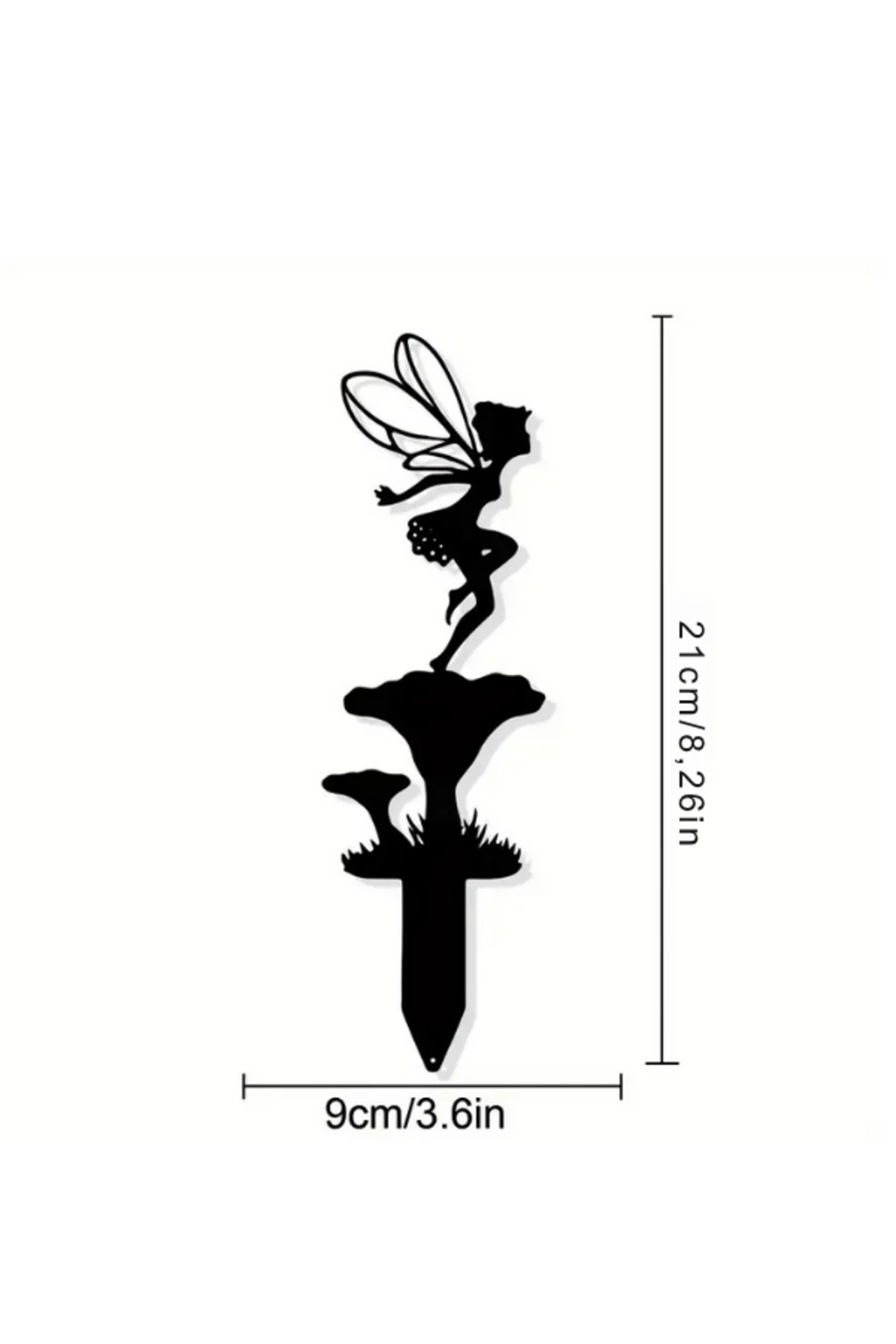 1 adet peri plastik heykeli-açık dekorasyon ve bahçe parti dekor