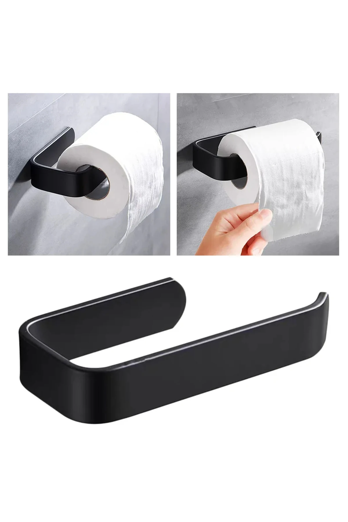 Banyo Rulo Kağıt Havlu Tutucu Raf Su Geçirmez Banyo Tuvalet Kağıdı Tutucu