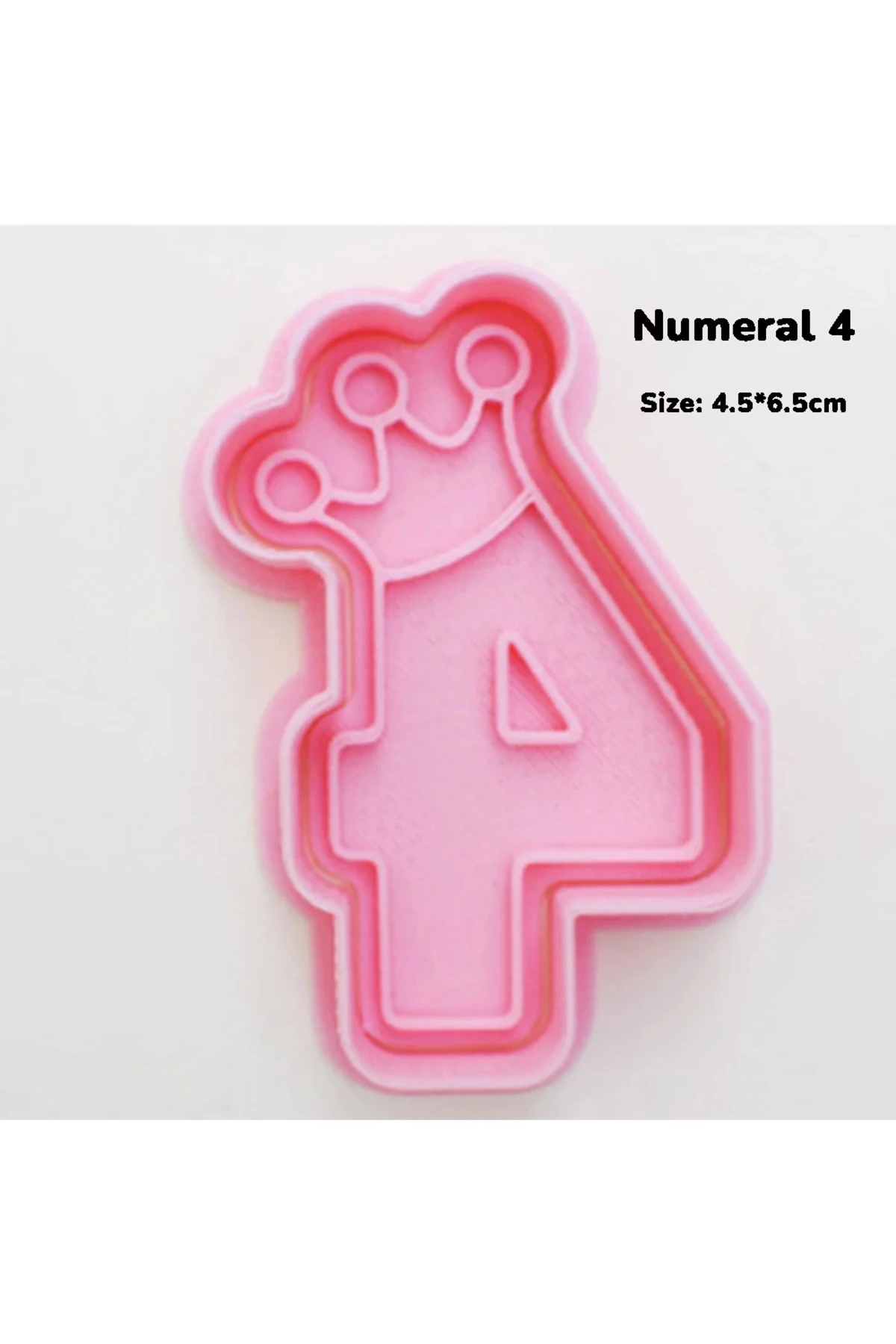 Doğum Günü Taç Numaraları Kurabiye Kalıbı