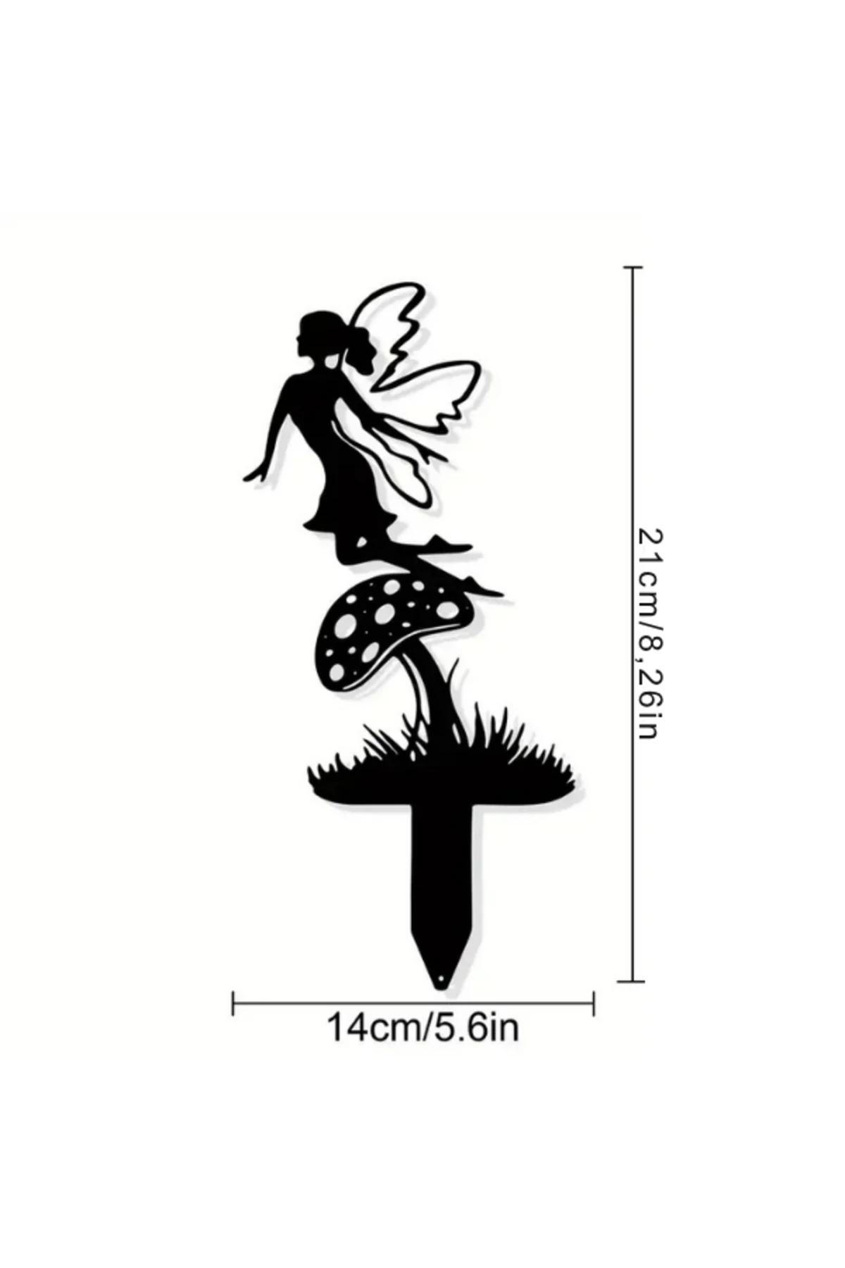 1 adet peri plastik heykeli-açık dekorasyon ve bahçe parti dekor