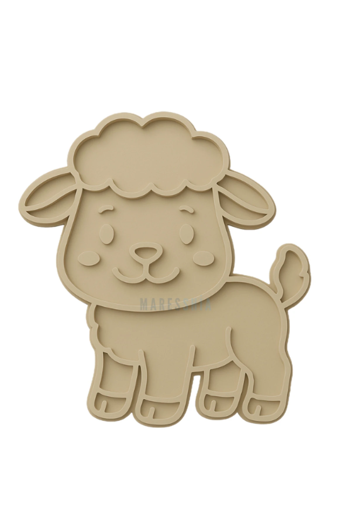 Kuzu Tasarımlı Kurabiye Kalıbı