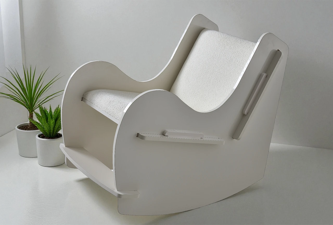 Büyük Sallanan Berjer Tekli Koltuk