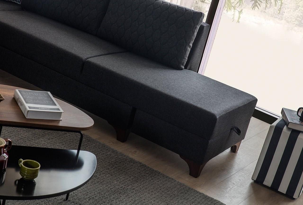Antrasit Loft Köşe Koltuk Takımı