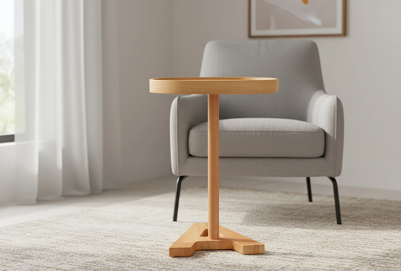 Alfa Kişiselleştirilebilir Yan Sehpa Meşe