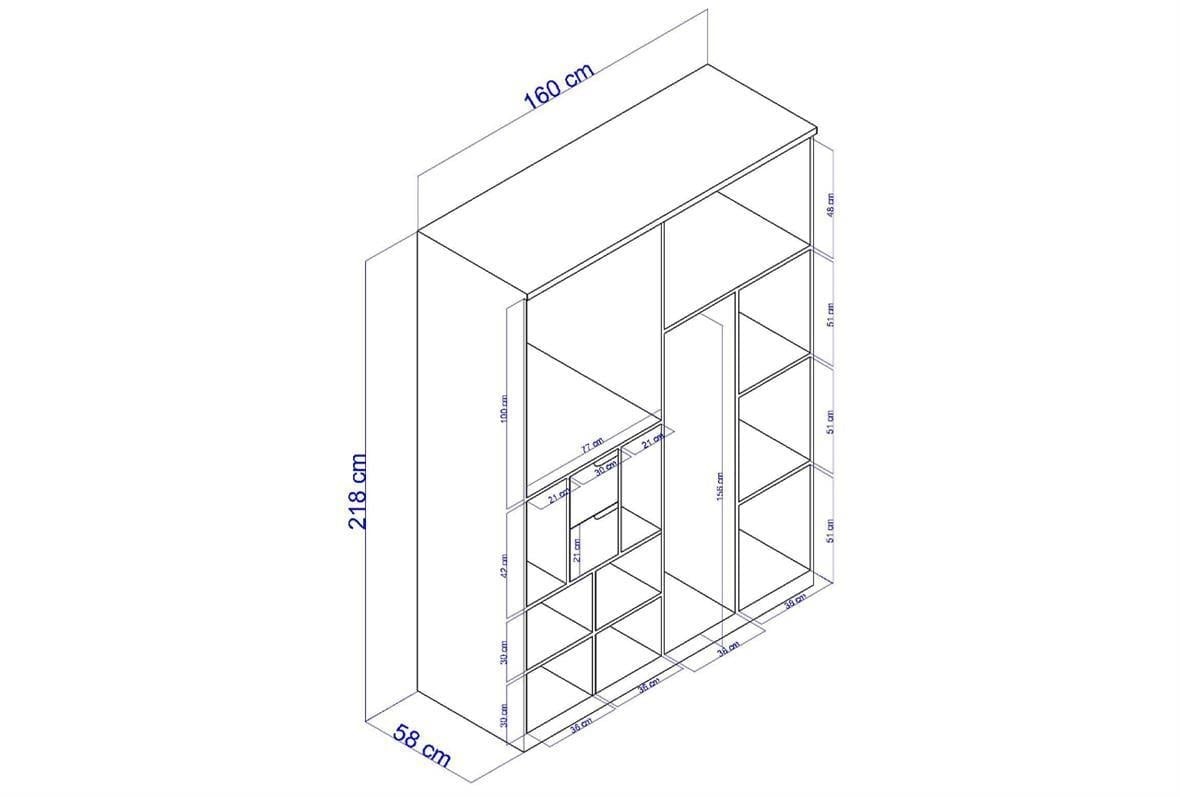 Sahra 160'lık Gardırop