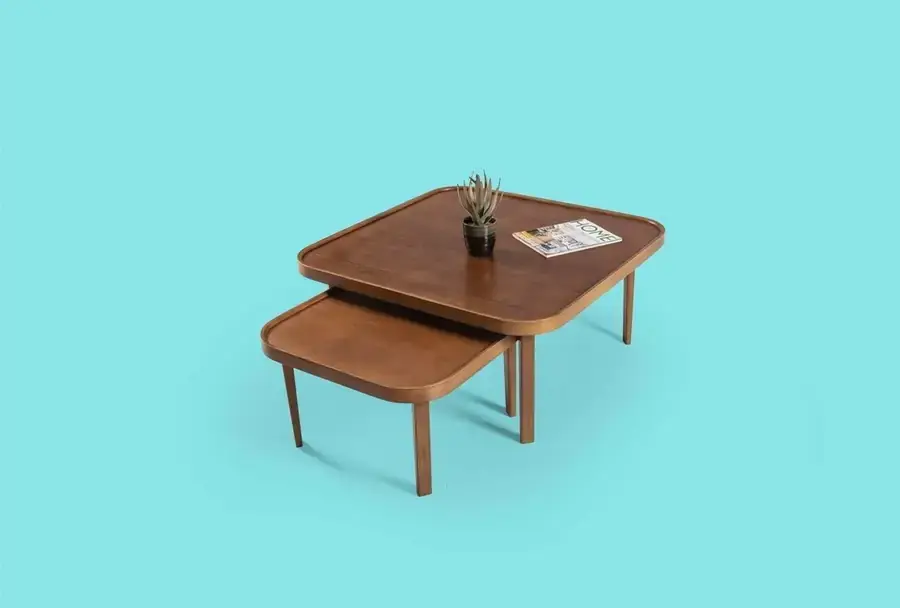 Hera Yan Sehpalı İkili Orta Sehpa