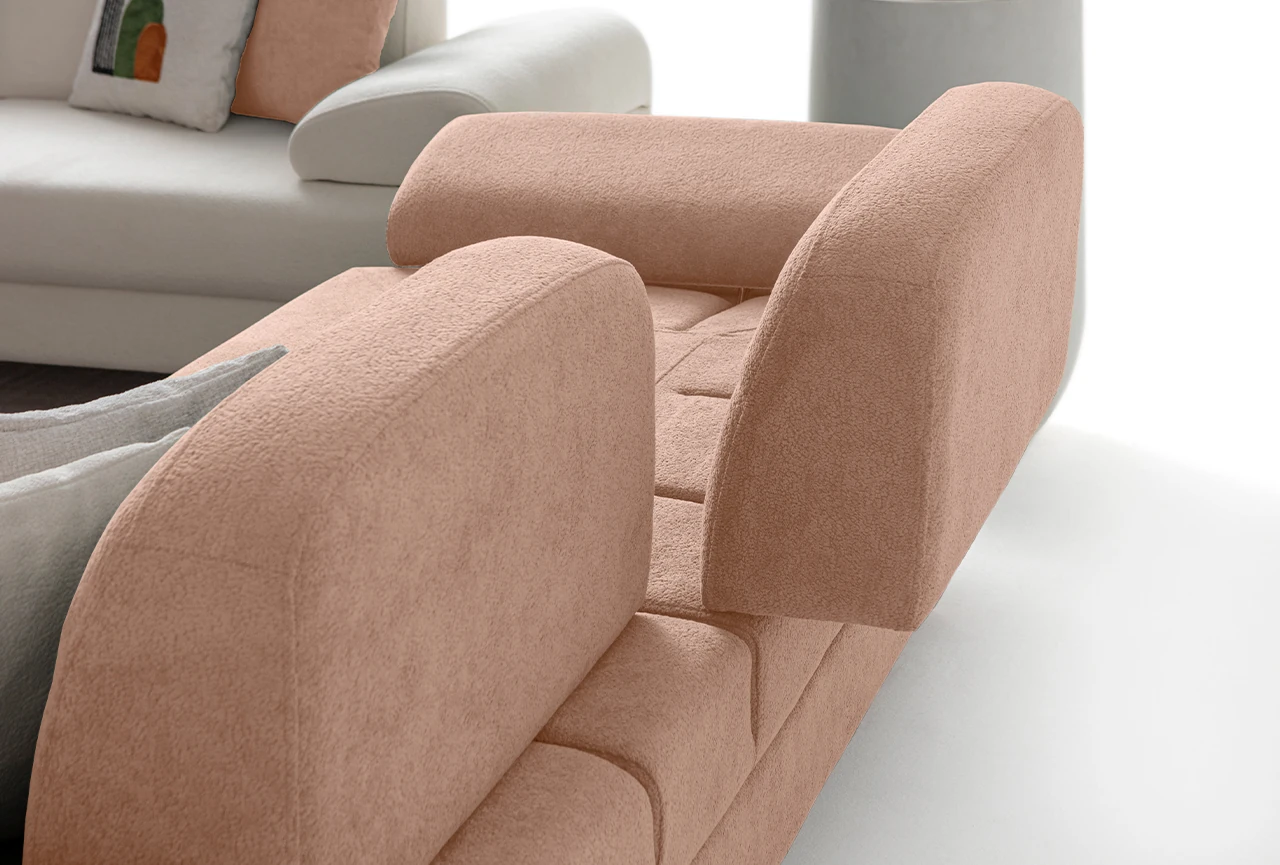 Lizbon Yataklı Sandıklı Koltuk Takımı 3+3+1+1 Pembe