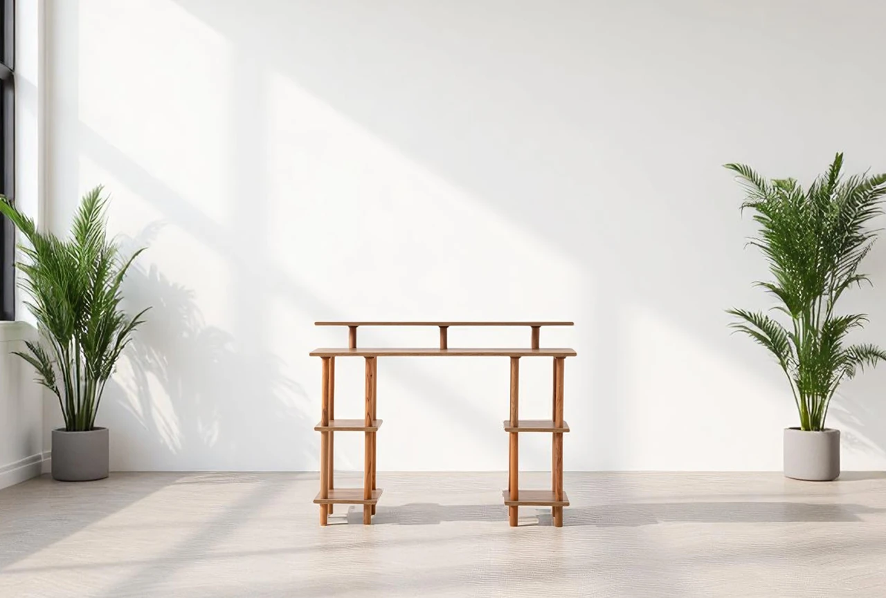 Pia Şifonyer Puflu Ceviz