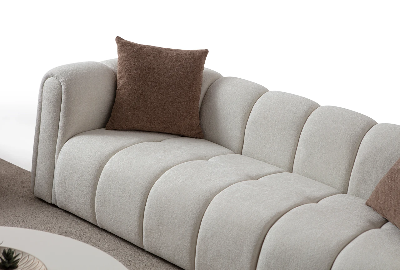 Nline Üçlü Koltuk Beyaz