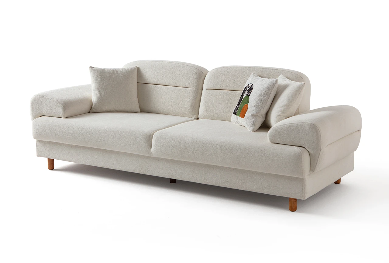 Lizbon Yataklı Sandıklı Koltuk Takımı 3+3+1+1 Antrasit